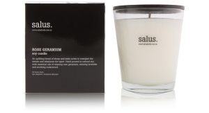 SALUS- Candle- Rose Geranium soy candle