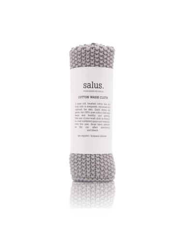 Cotton Wash Cloth - Grey