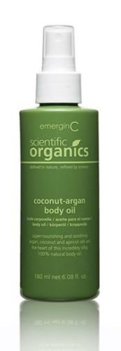 EmerginC Scientific Organics- Coconut argan body oil