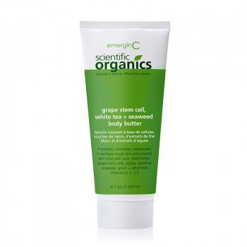 EmerginC Scientific Organics- Grape stem cell, white tea+ seaweed body butter