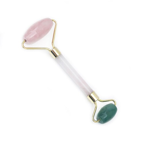 Jade/rose quartz face rollers 